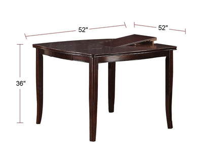Birchwood Elegance: The Expandable Dining Experience