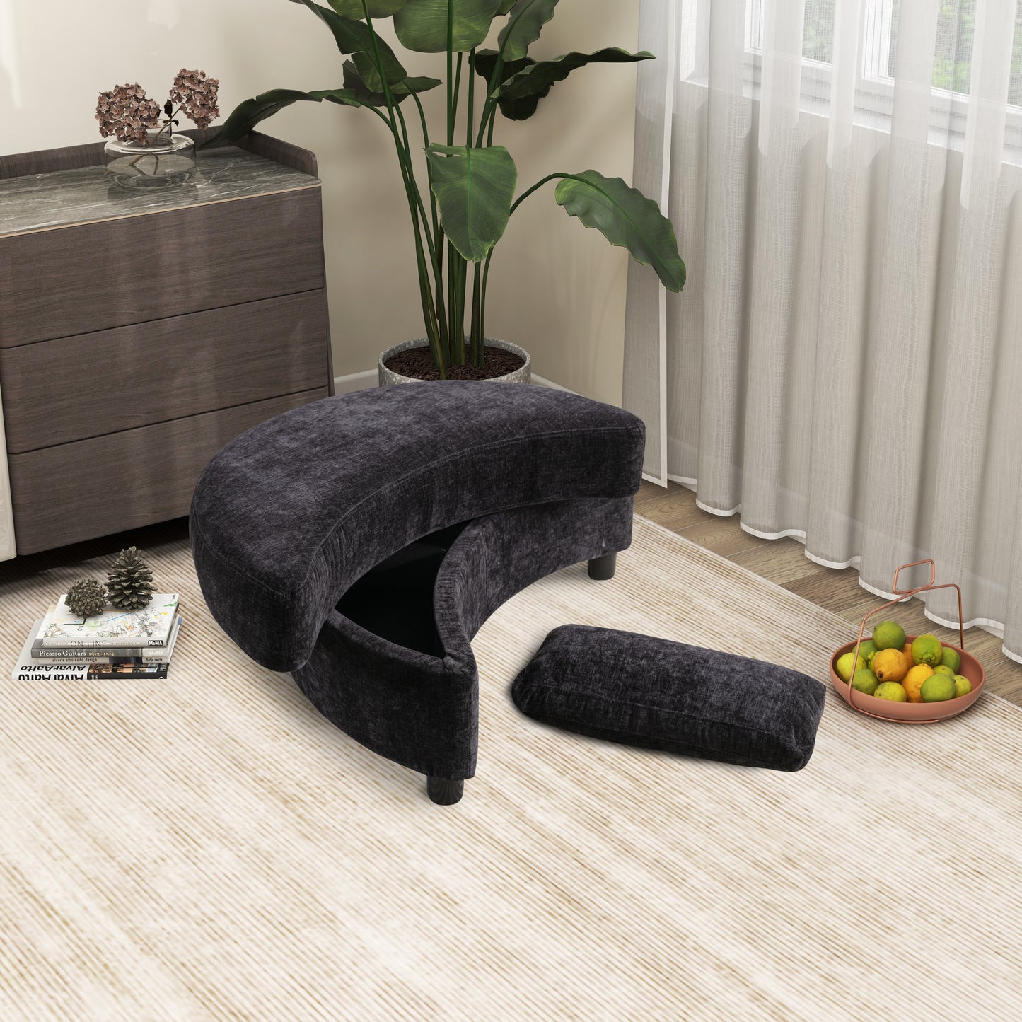 Moonlight Storage Ottoman