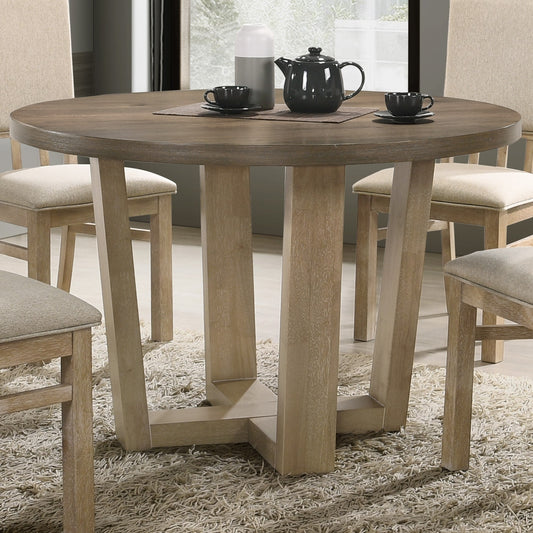 Elegant Harvest Round Dining Table