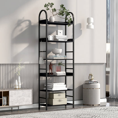 Tall Tower Bookcase - Black