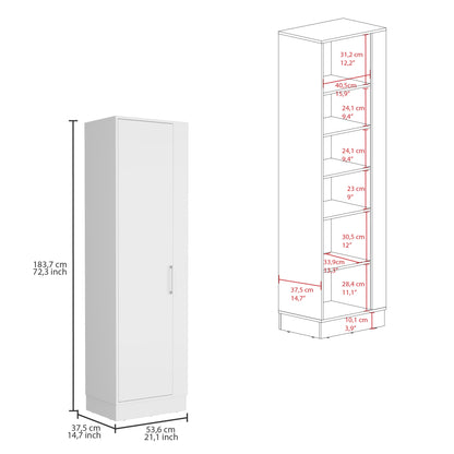 Lio Storage Cabinet - White