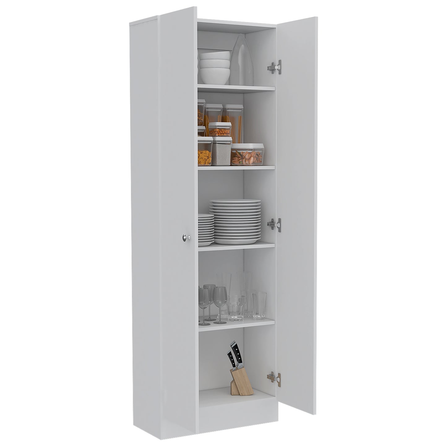 Max Storage Pantry Cabinet - White