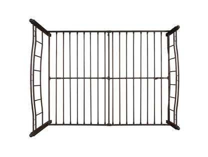 Royal King Size Metal Bed Frame - Bronze