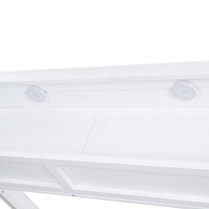 Luminous Haven Storage Bed