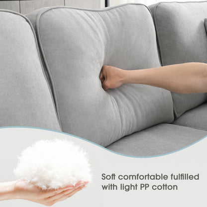 Elegant Comfort U-Shape Sectional Sofa Set