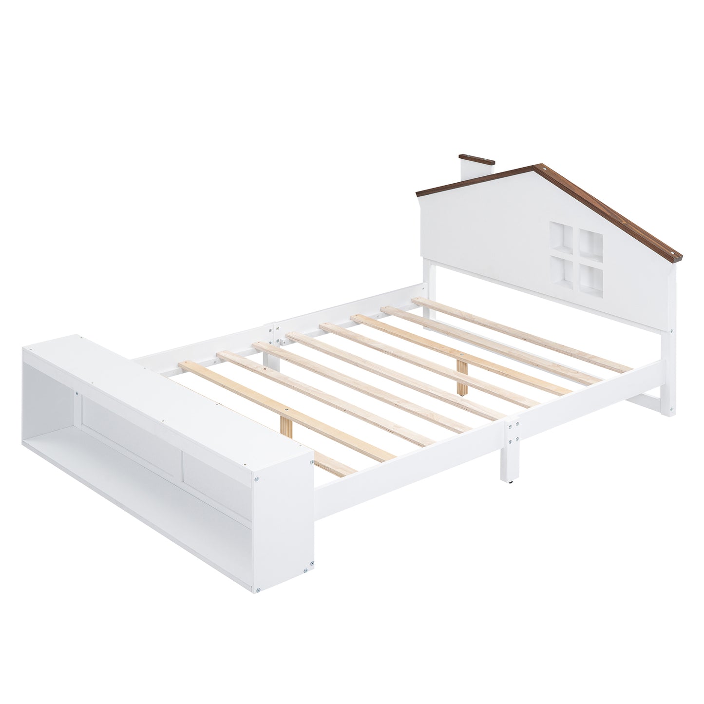 Luminous Haven Storage Bed