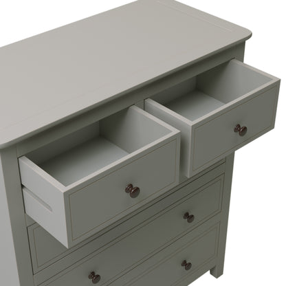 Elegant Graywood 5-Drawer Chest