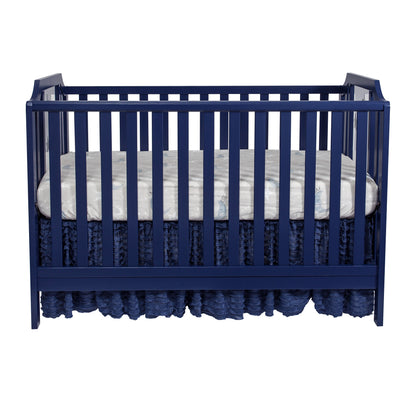 Nautical 3-in-1 Convertible Island Crib - Navy Blue