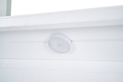 Luminous Haven Storage Bed