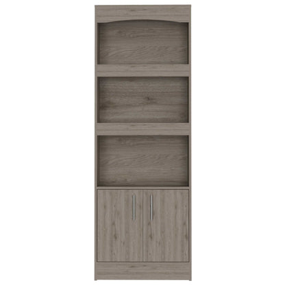 Coastal Haven 1-Drawer 3-Shelf Bookcase - Light Grey