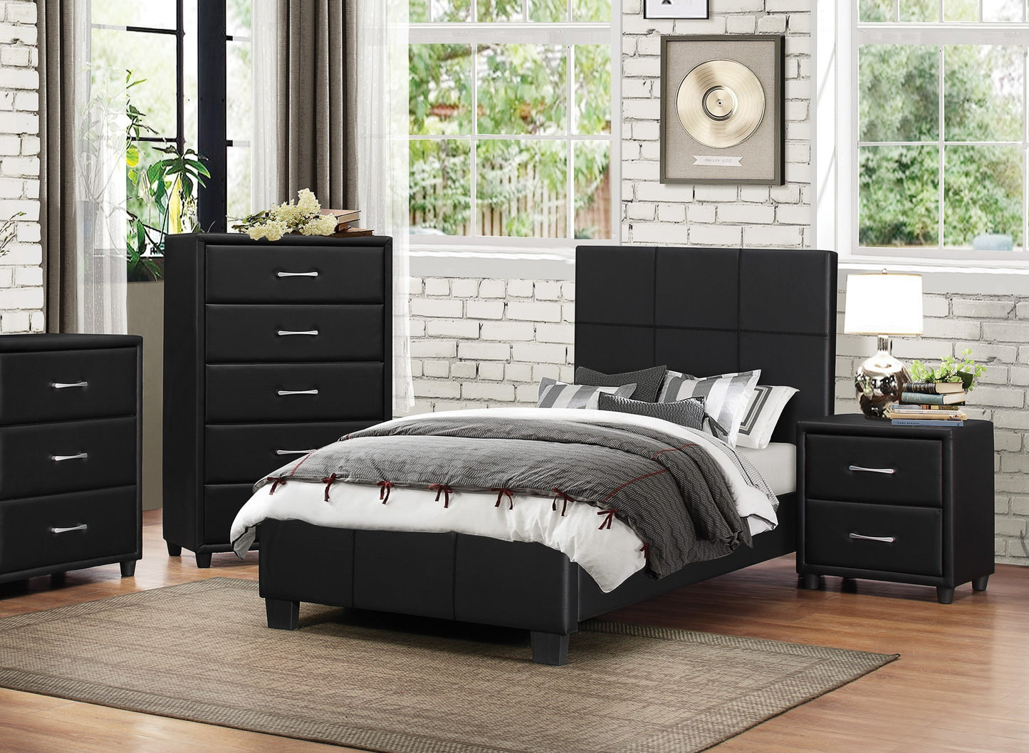 Elegant Ebony Chest of Drawers
