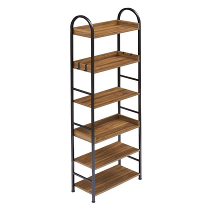 Tall Tower Bookcase - Brown