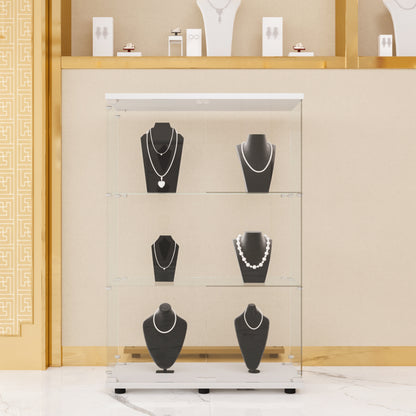 Luminous Glass Showcase Cabinet
