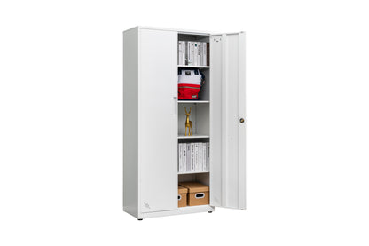 Space Max Storage Cabinet - White
