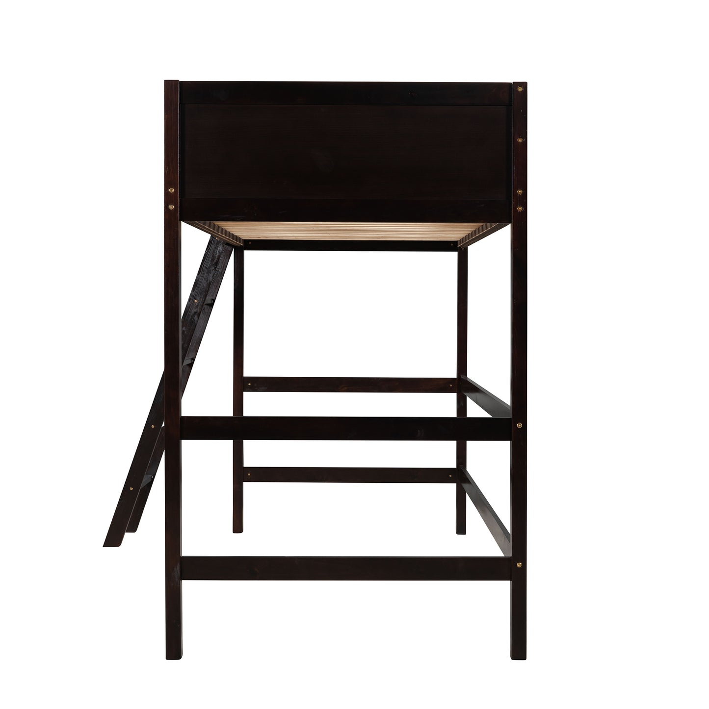 ElevateDreams Twin Loft Bed - Espresso Elegance
