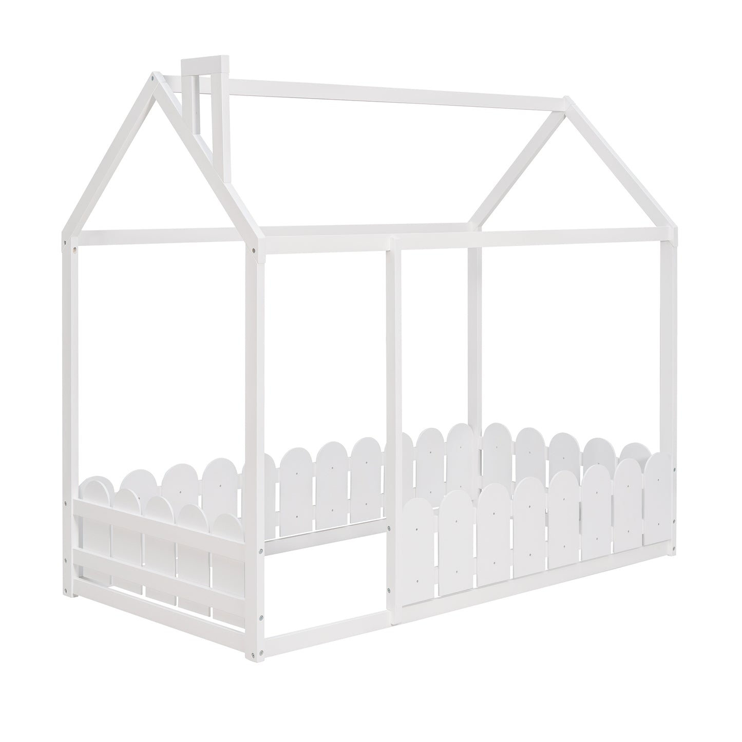 Dreamland Haven Twin Size Wood Bed House