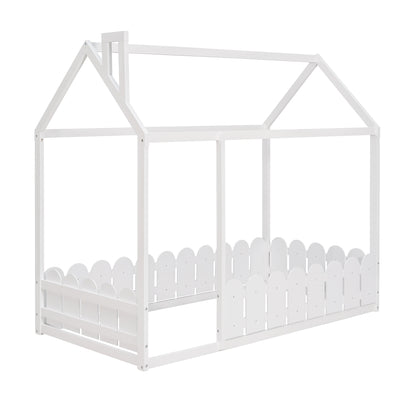 Dreamland Haven Twin Size Wood Bed House