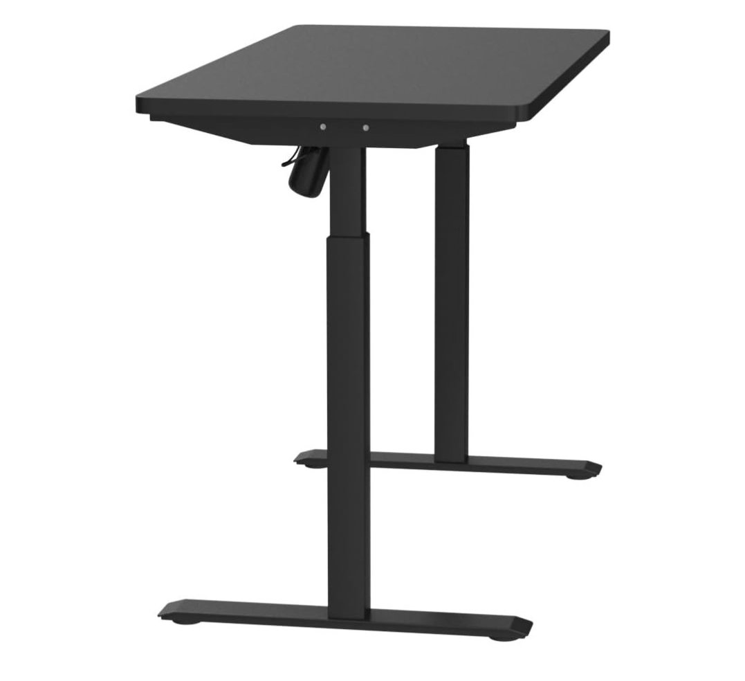 Whole Piece Electric Standing Desk 48 x 24 Inches Height Adjustable Desk