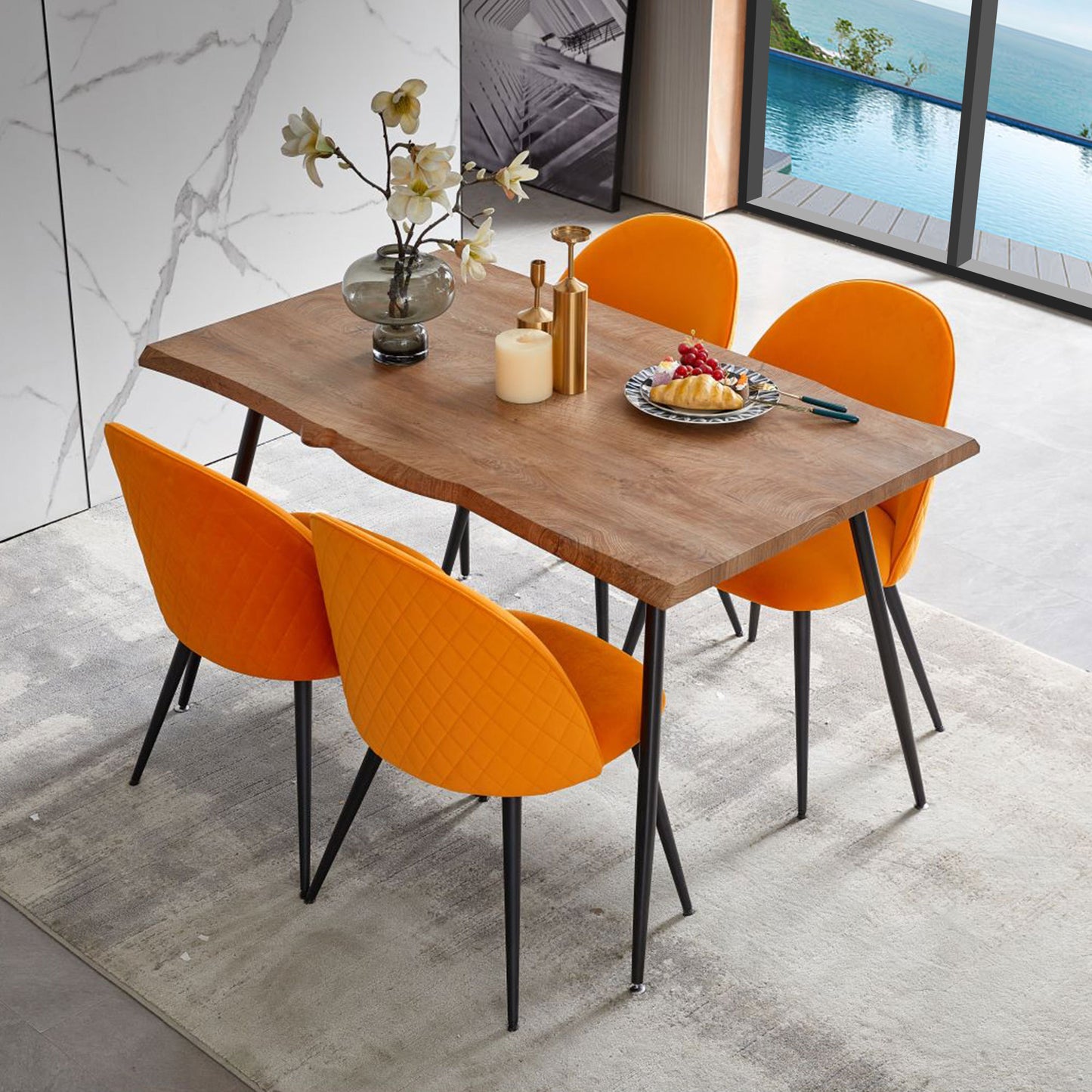 Elegant Edge Dining Table