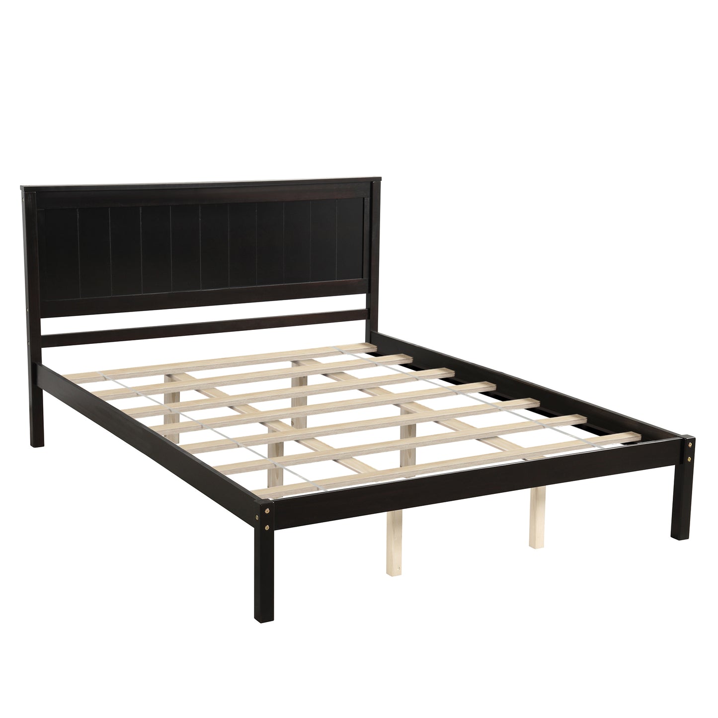 Rhoda Queen Size Platform Bed Frame - Espresso