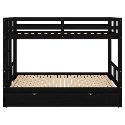 Espresso Dream Twin Trundle Bunk Bed