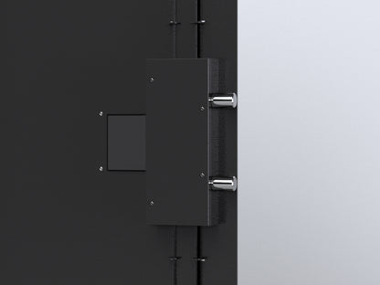In Wall Gun Safe Keypad Entry - Black