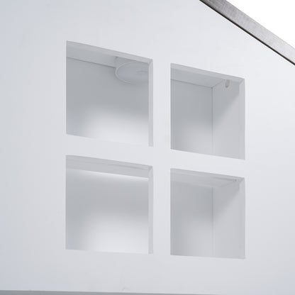 Luminous Haven Storage Bed