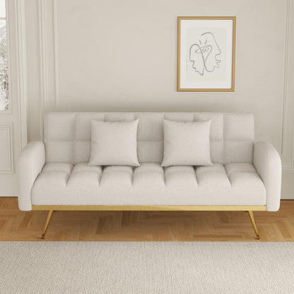 Sonic Convertible Sofa Bed- Beige