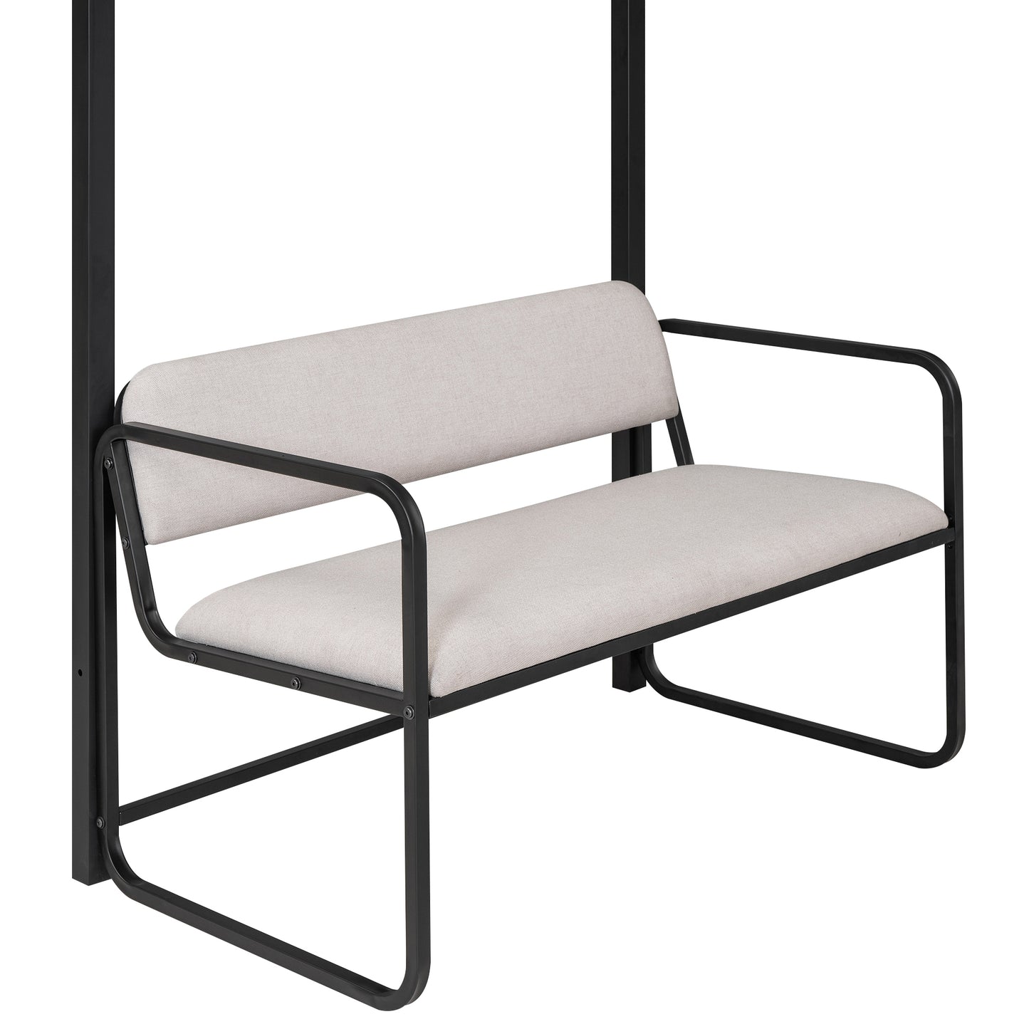 Black Beauty Loft Bed With Bench