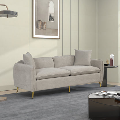 Elegant Comfort Velvet Sofa Set