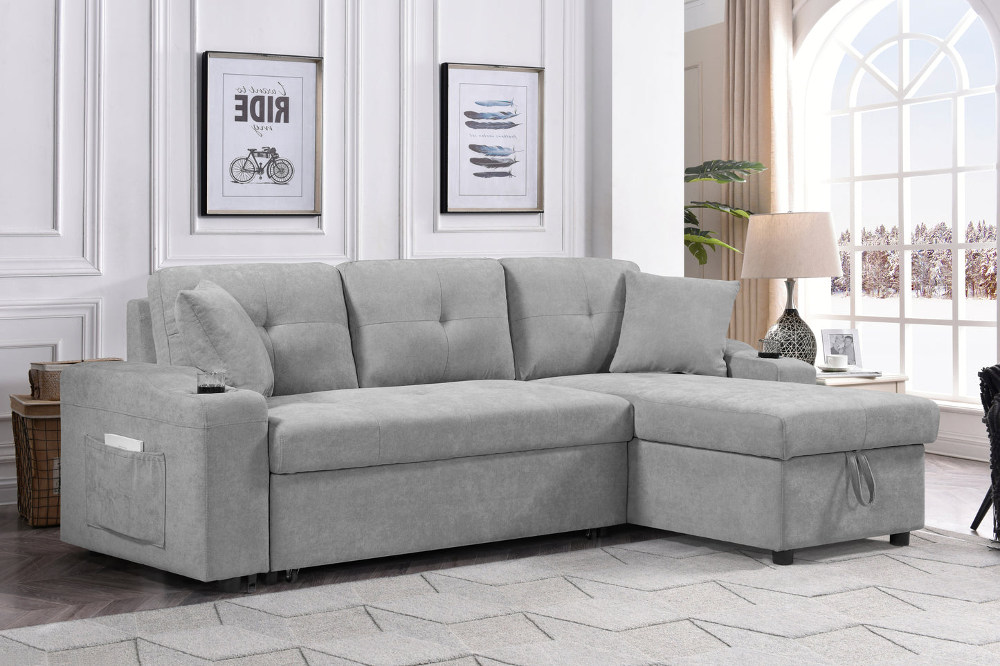 ElevateLiving Convertible Corner Sofa: The Ultimate Space-Saving Solution