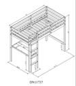 Utopia Twin Loft Bed