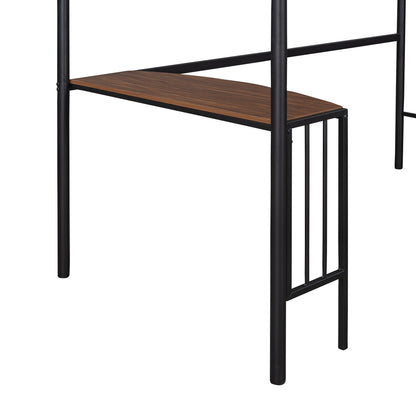 ElevateMax Twin Loft Bed with Integrated Desk