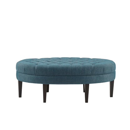 Surfboard Tufted Ottoman - Blue