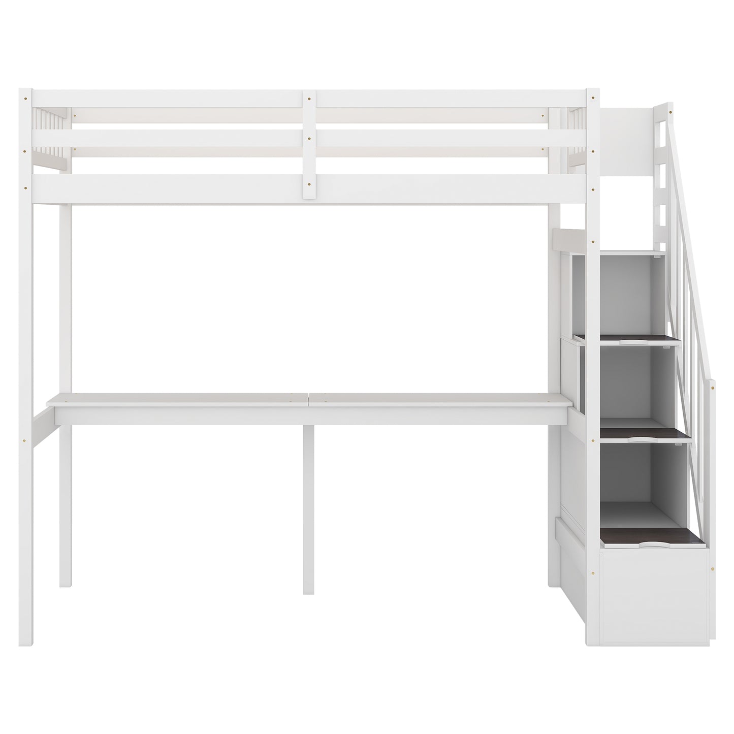 Dream Haven Twin Size Loft Bed