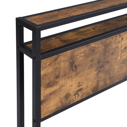 Rustic Glow Bed Frame