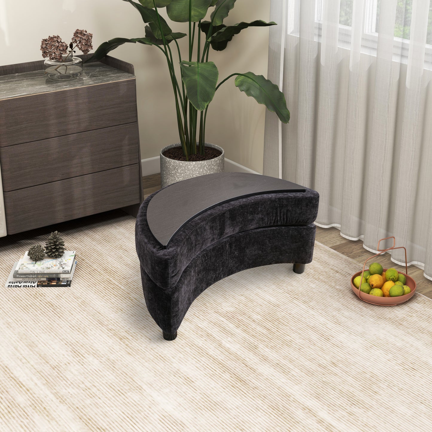Moonlight Storage Ottoman