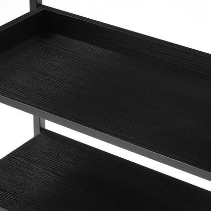 Tall Tower Bookcase - Black