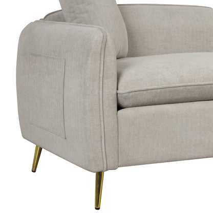 Elegant Comfort Velvet Sofa Set