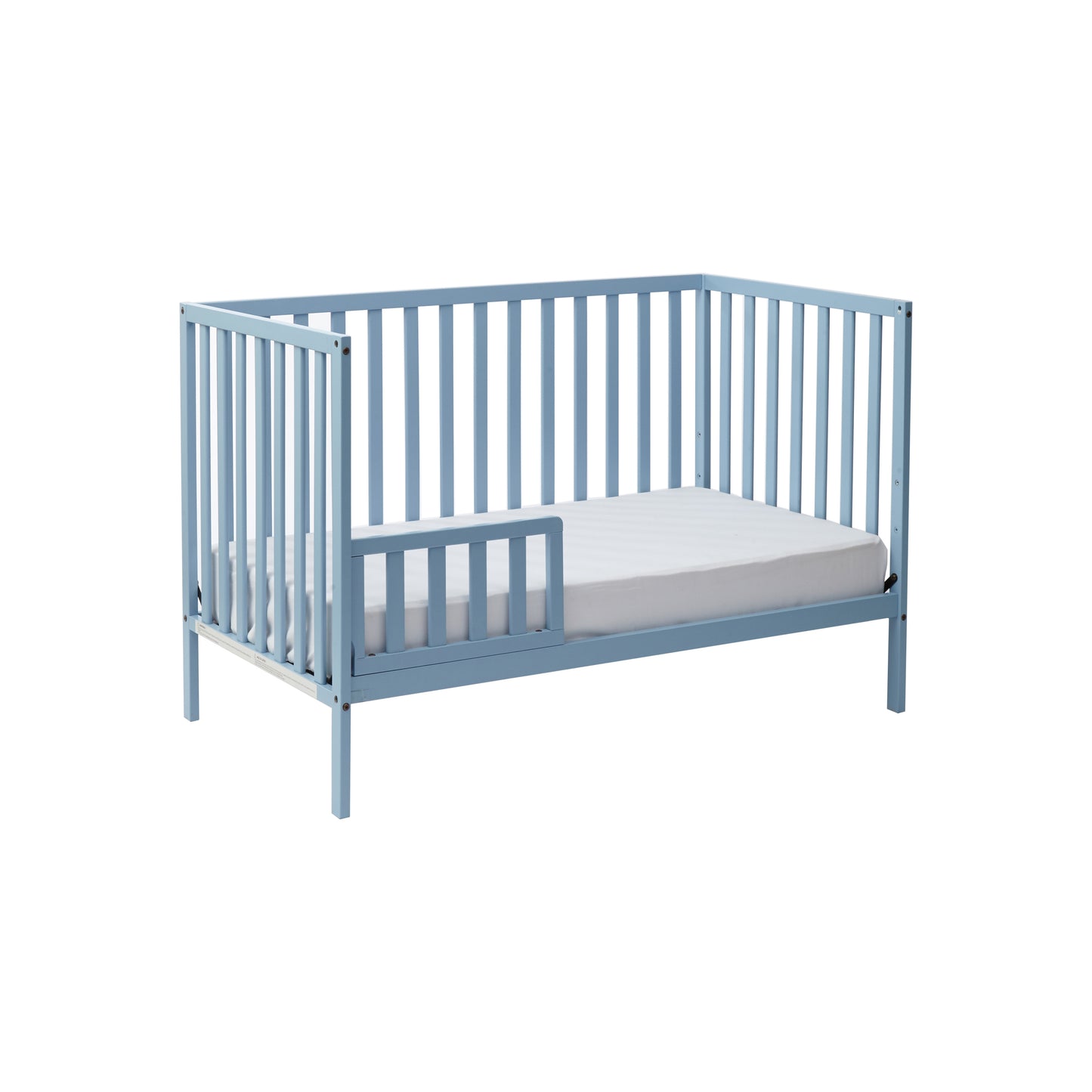 Palmer 3-in-1 Convertible Island Crib - White - Blue