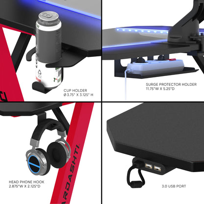 Dardashti Gaming Desk  - Red
