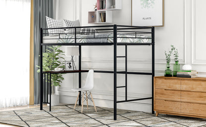 ElevateMax Twin Loft Bed with Integrated Desk