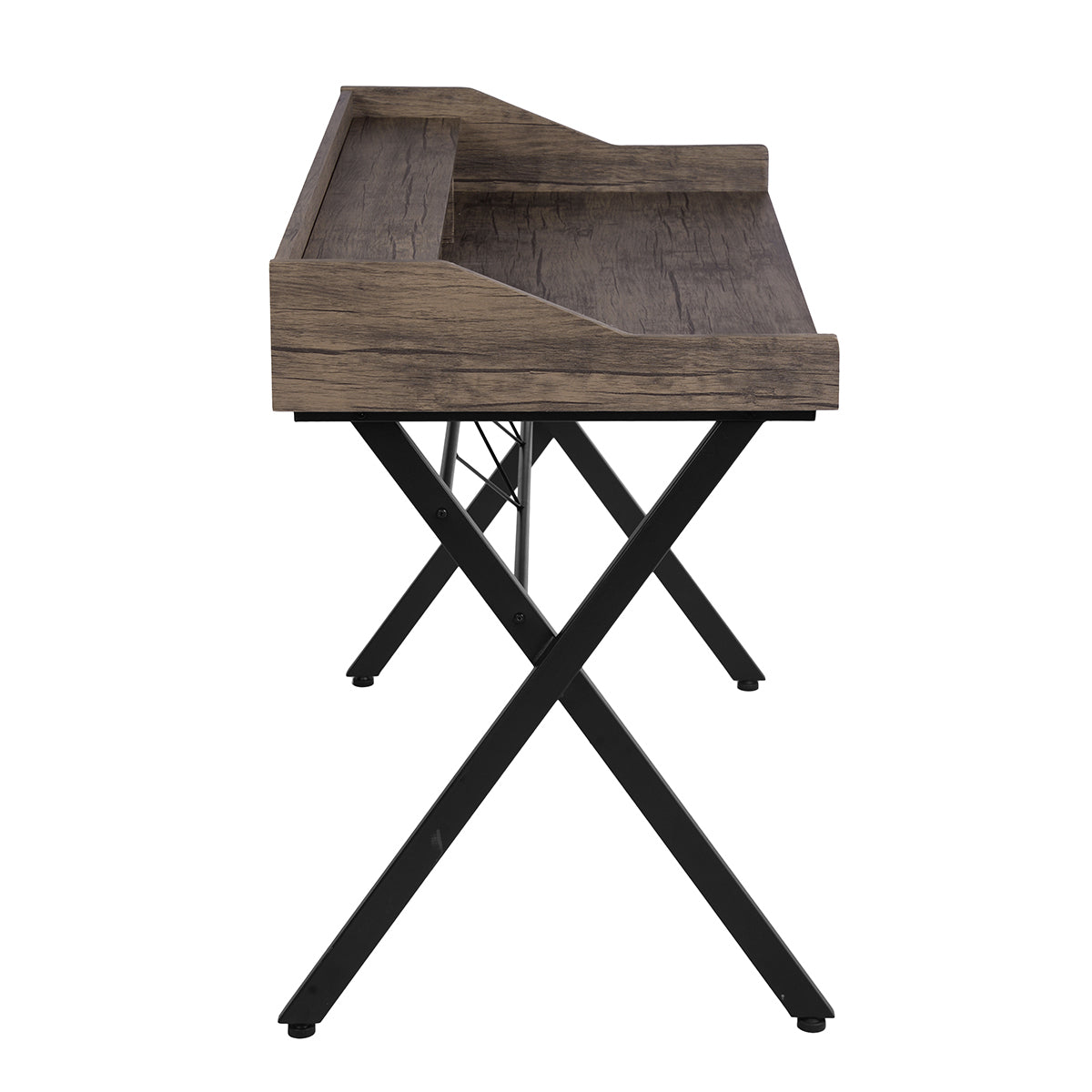 Cubi Computer Desk - Beige & White