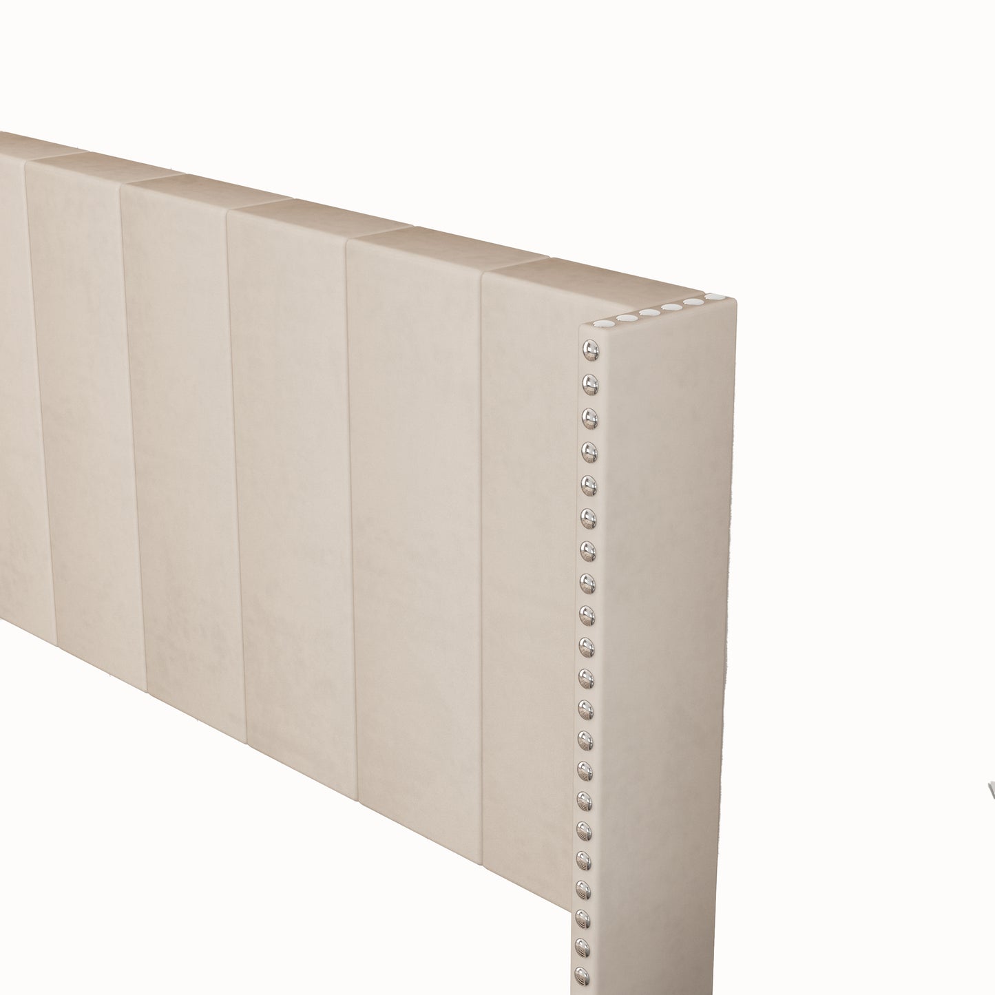 Bazu Full Size Platform Bed Frame - Beige