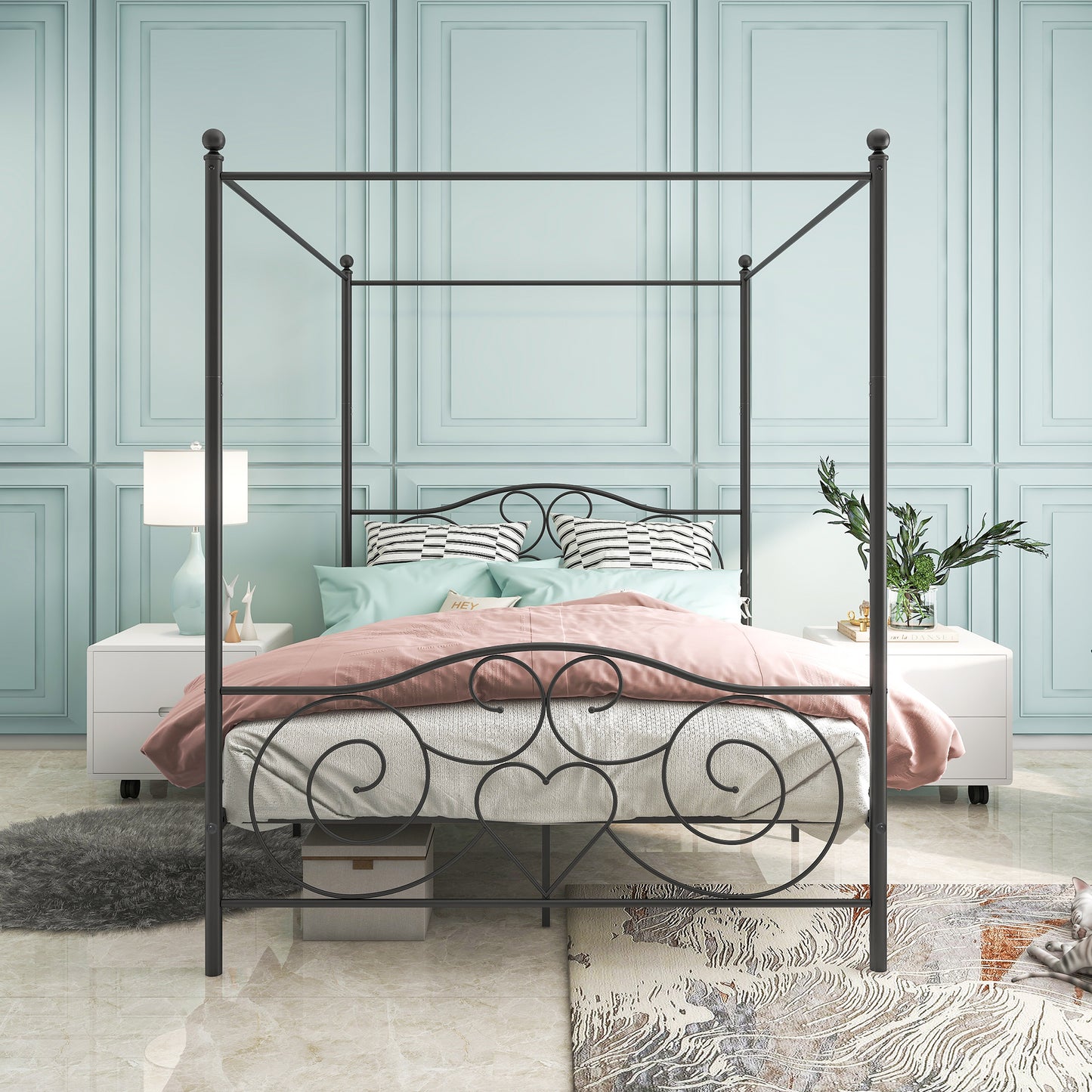 Elegant Dreams Canopy Bed