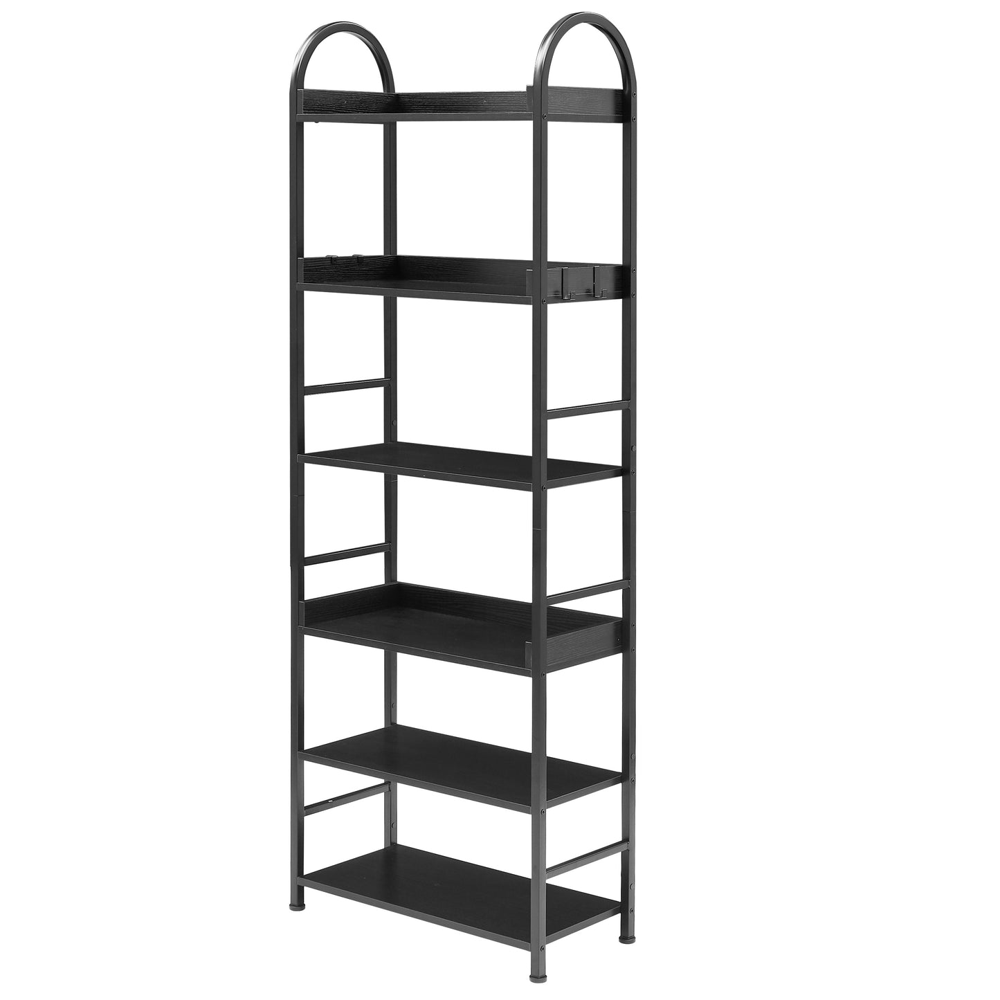 Tall Tower Bookcase - Black