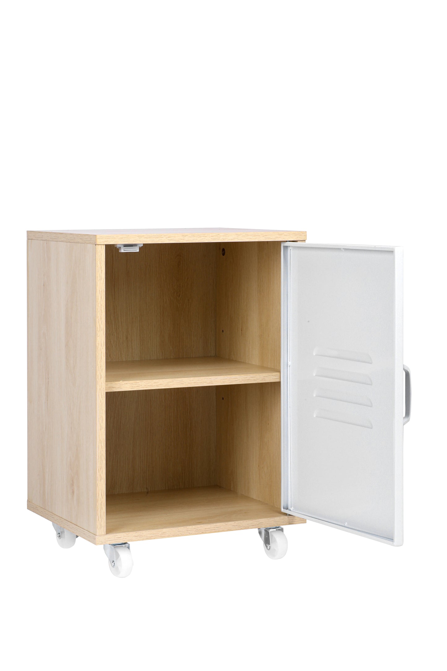 Urban Wheel Cabinet Contemporary Bedside Table