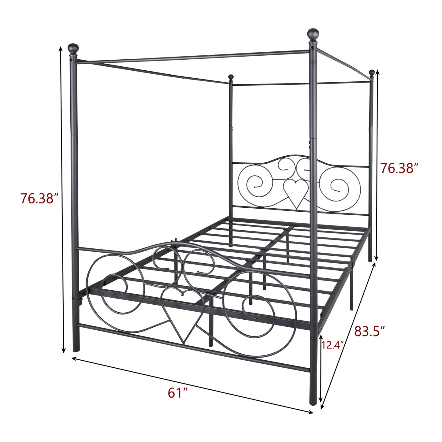 Elegant Dreams Canopy Bed