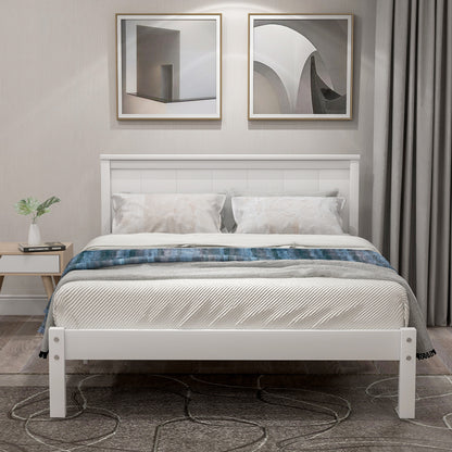 Rhoda Twin Size Platform Bed Frame - White