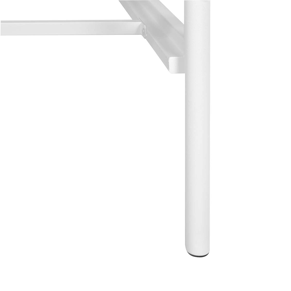 ElegantDream Full Size Metal Bed Frame -White